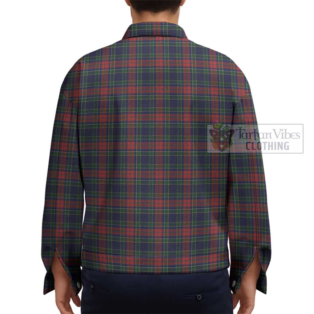 Allison Red Tartan Unisex Lapel Cotton Jacket - Tartan Vibes Clothing