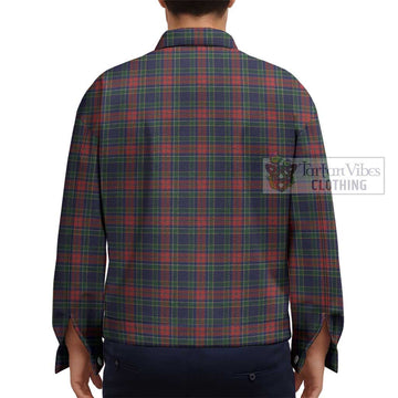 Allison Red Tartan Unisex Lapel Cotton Jacket