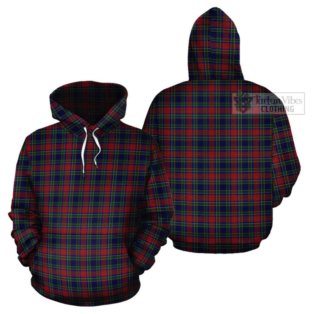 Allison Red Tartan Cotton Hoodie Pullover Hoodie - Tartan Vibes Clothing