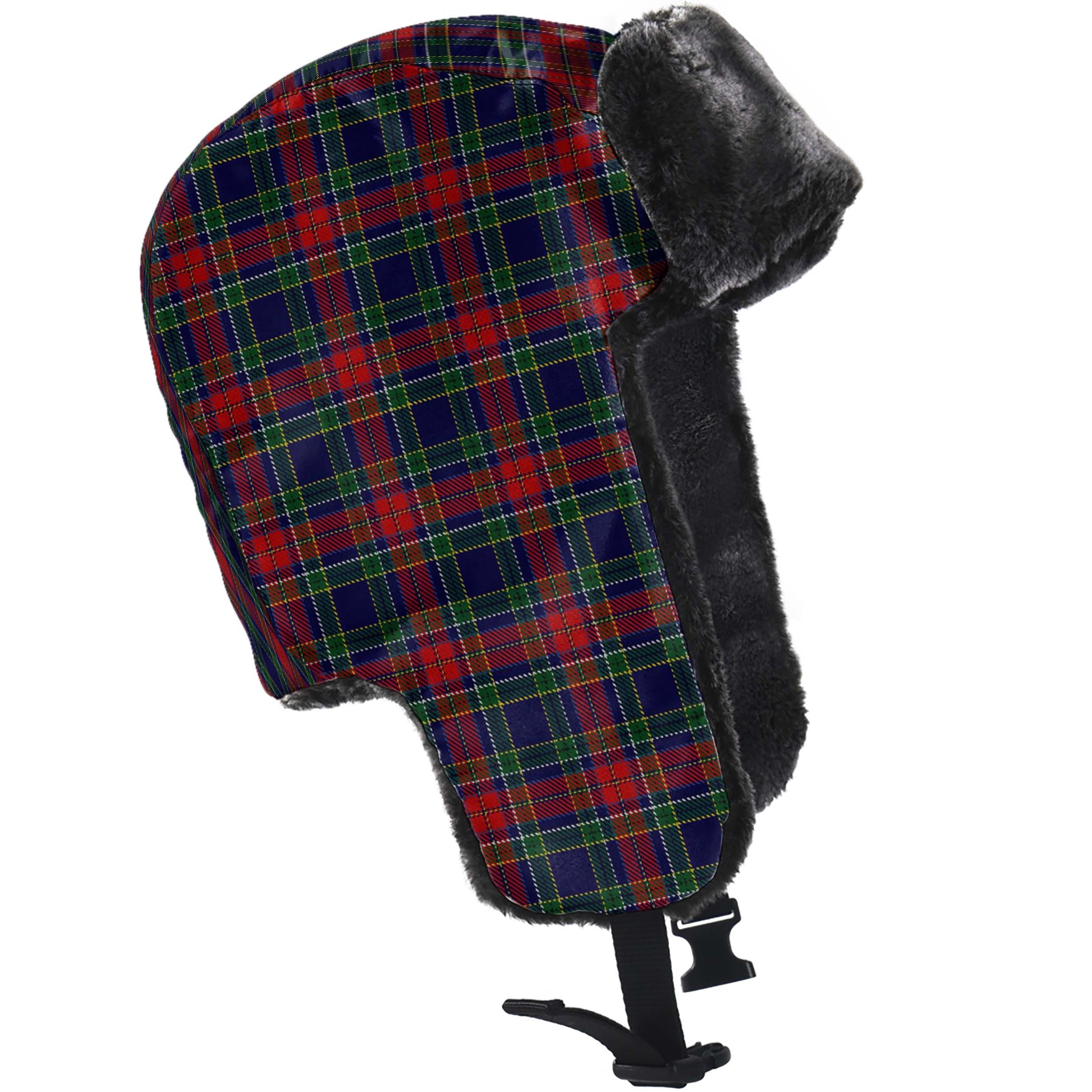 Allison Red Tartan Winter Trapper Hat - Tartanvibesclothing