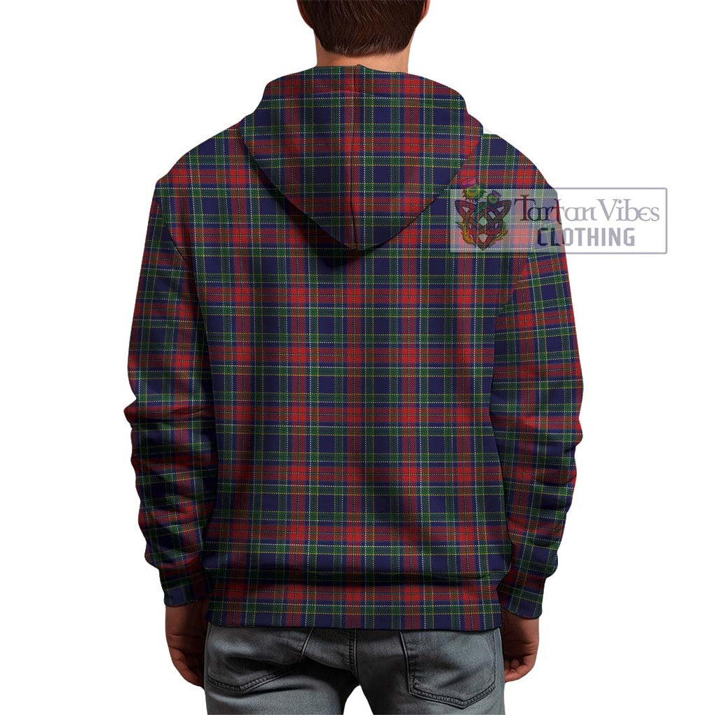 Allison Red Tartan Hoodie with Family Crest DNA In Me Style - Tartanvibesclothing Shop