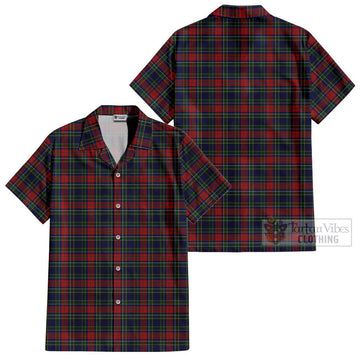 Allison Red Tartan Cotton Hawaiian Shirt