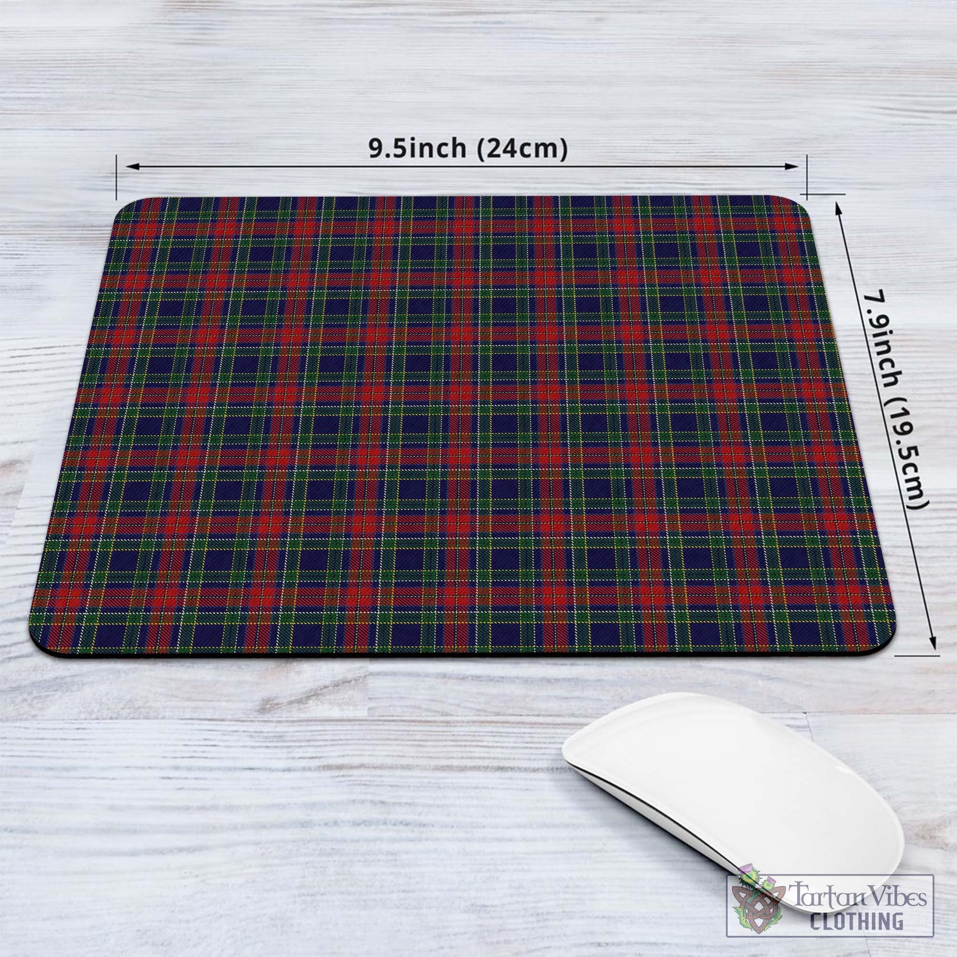 Tartan Vibes Clothing Allison Red Tartan Mouse Pad