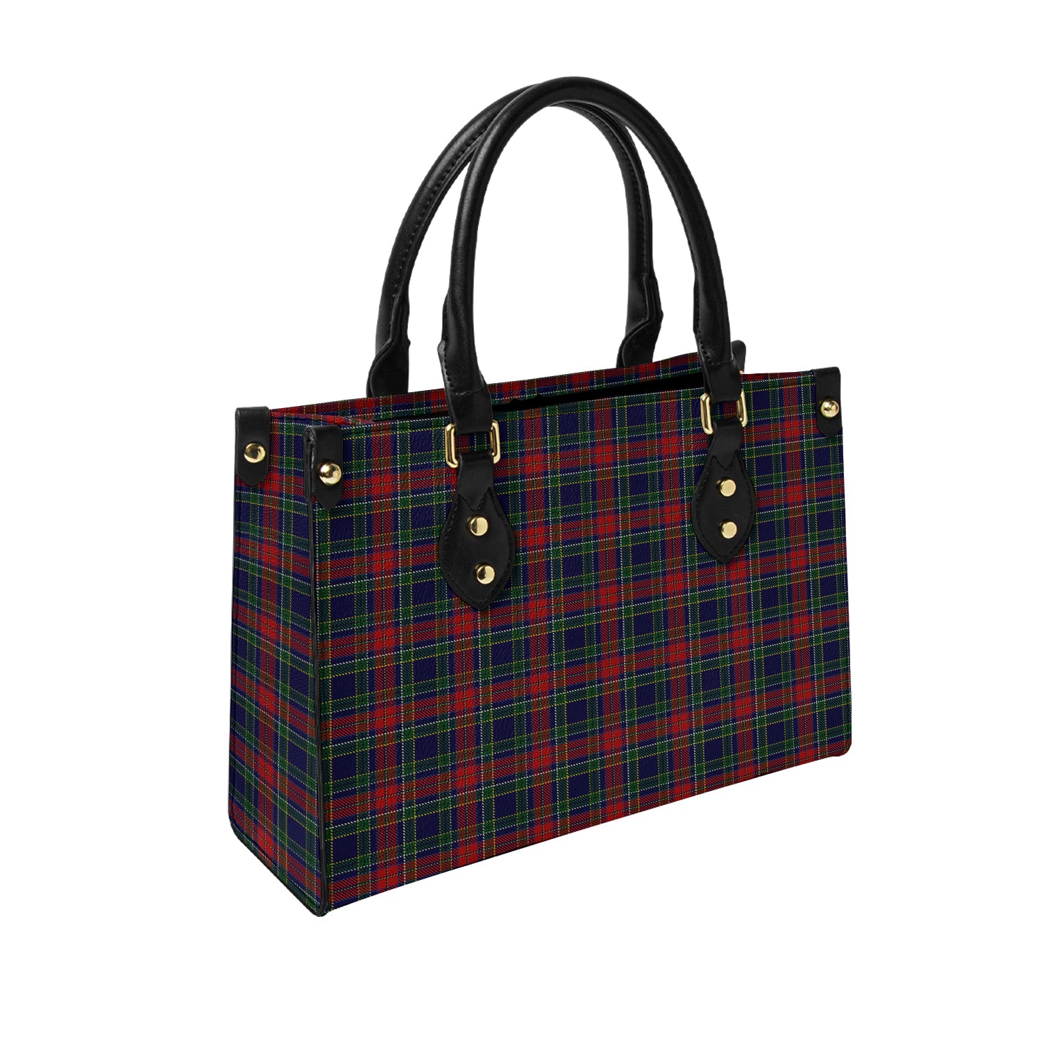 Allison Red Tartan Leather Bag - Tartanvibesclothing