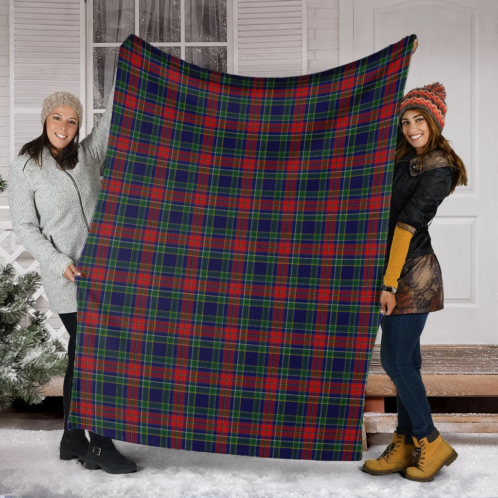 Allison Red Tartan Blanket - Tartanvibesclothing