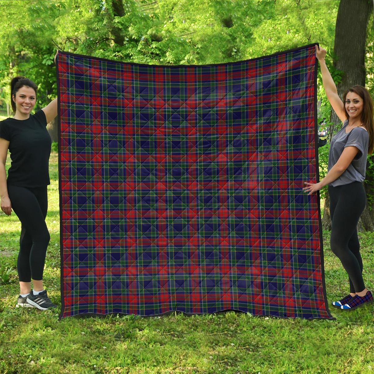 Allison Red Tartan Quilt - Tartanvibesclothing