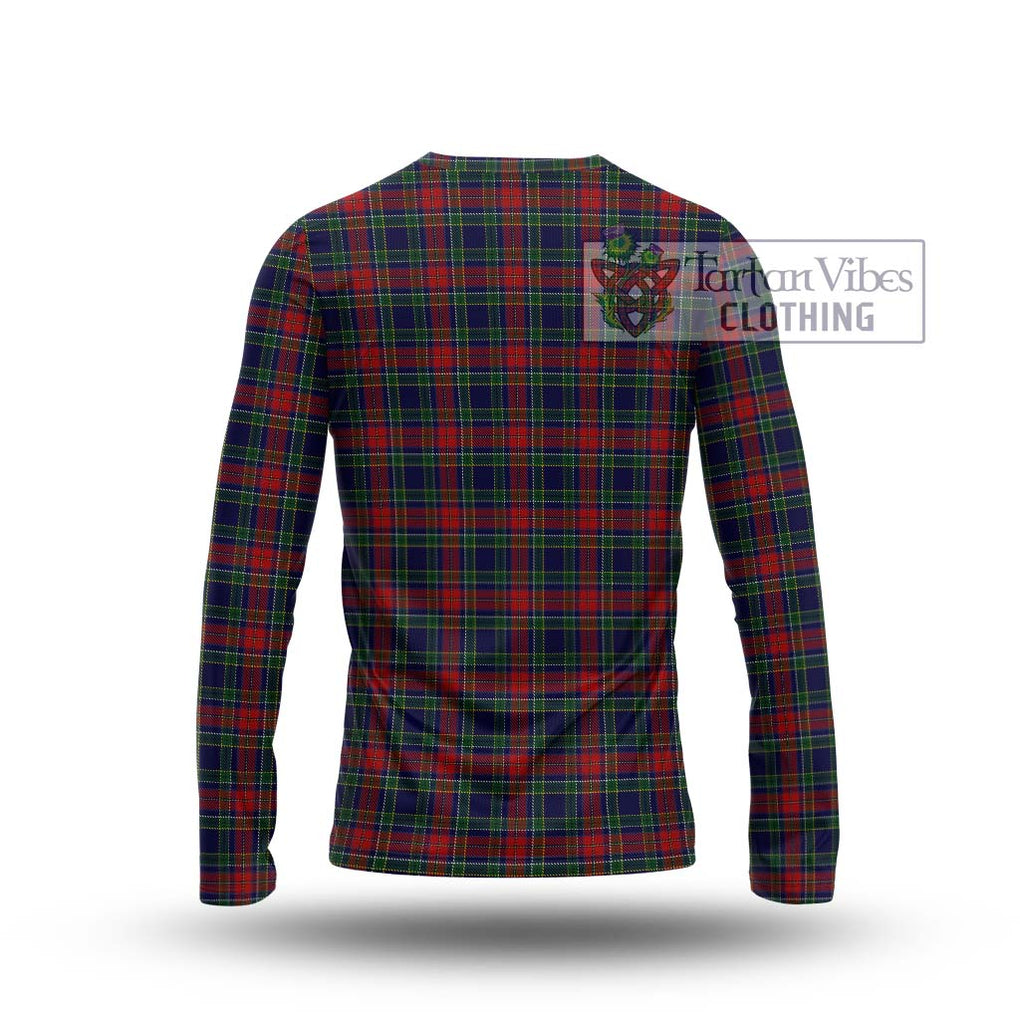 Allison Red Tartan Long Sleeve T-Shirt with Family Crest DNA In Me Style - Tartanvibesclothing Shop