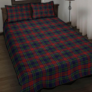 Allison Red Tartan Quilt Bed Set