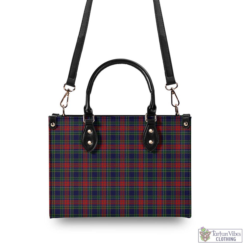 Tartan Vibes Clothing Allison Red Tartan Luxury Leather Handbags