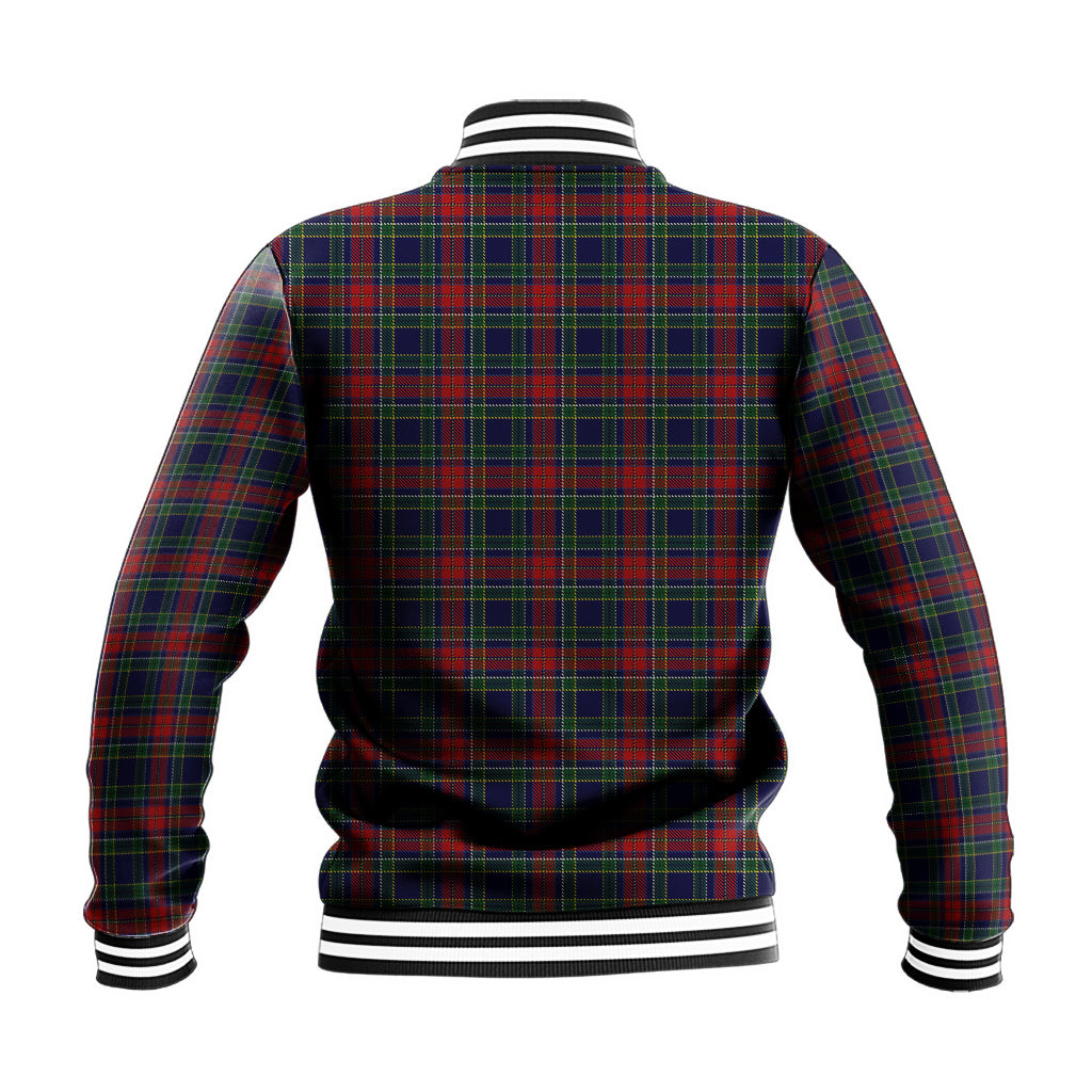 Allison Red Tartan Baseball Jacket with Family Crest - Tartan Vibes Clothing