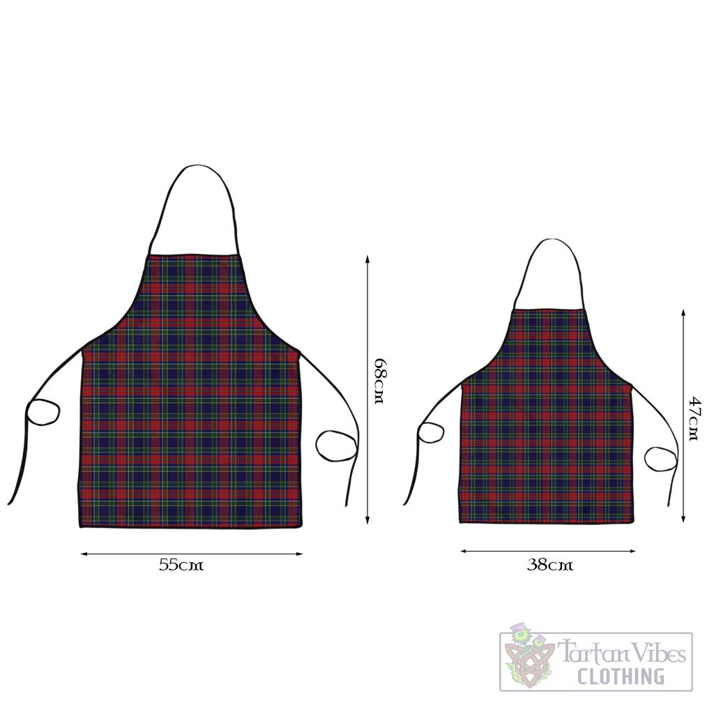 Allison Red Tartan Apron Black L 55x68 cm - Tartan Vibes Clothing