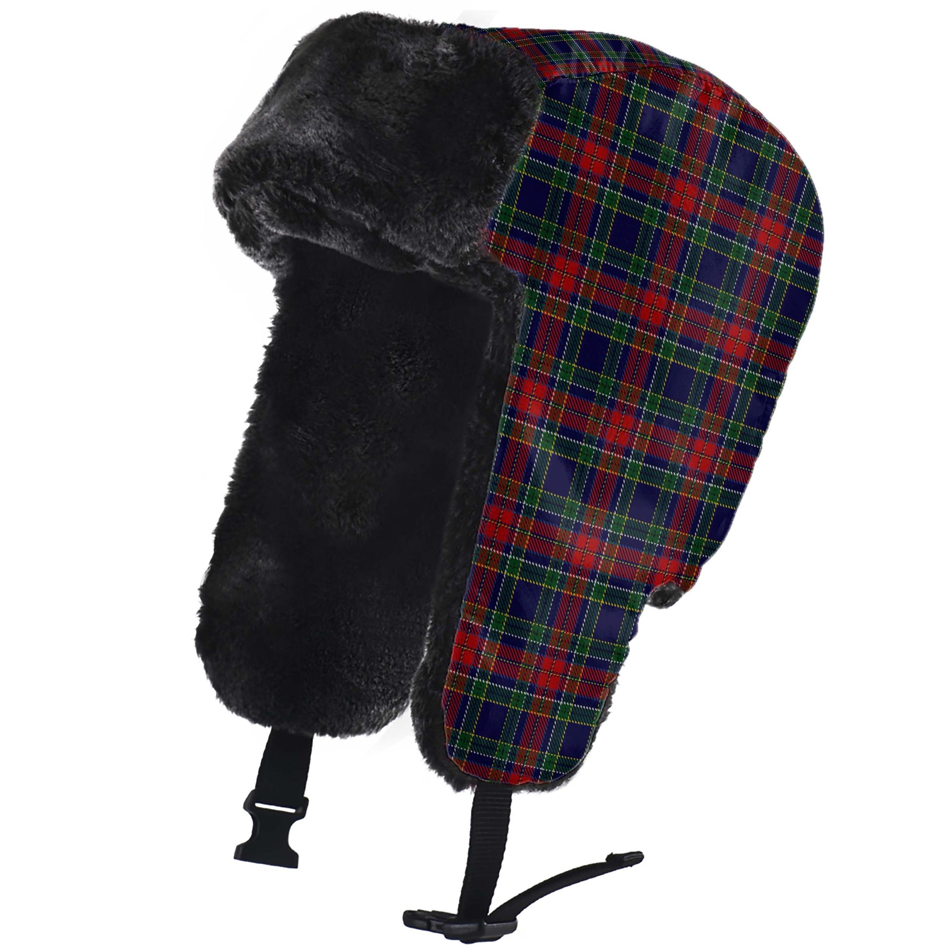 Allison Red Tartan Winter Trapper Hat - Tartanvibesclothing