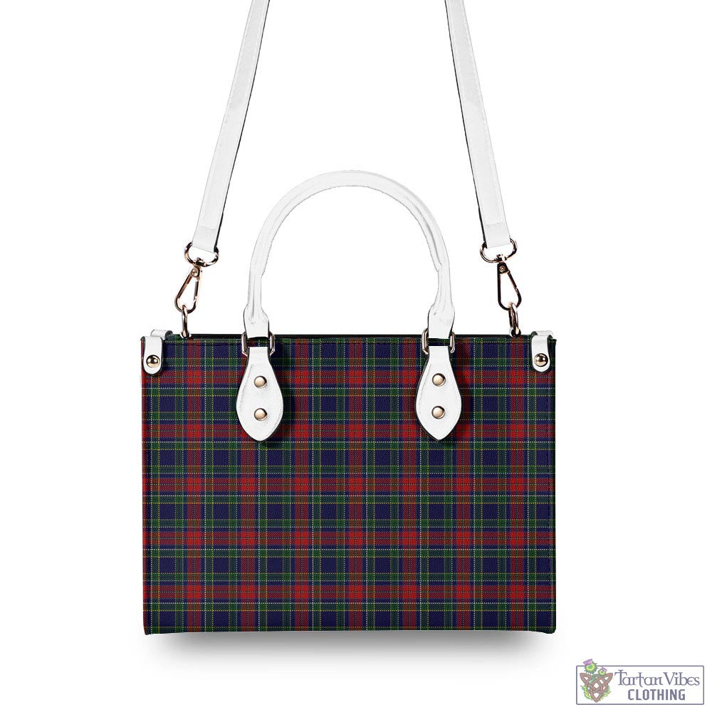 Tartan Vibes Clothing Allison Red Tartan Luxury Leather Handbags