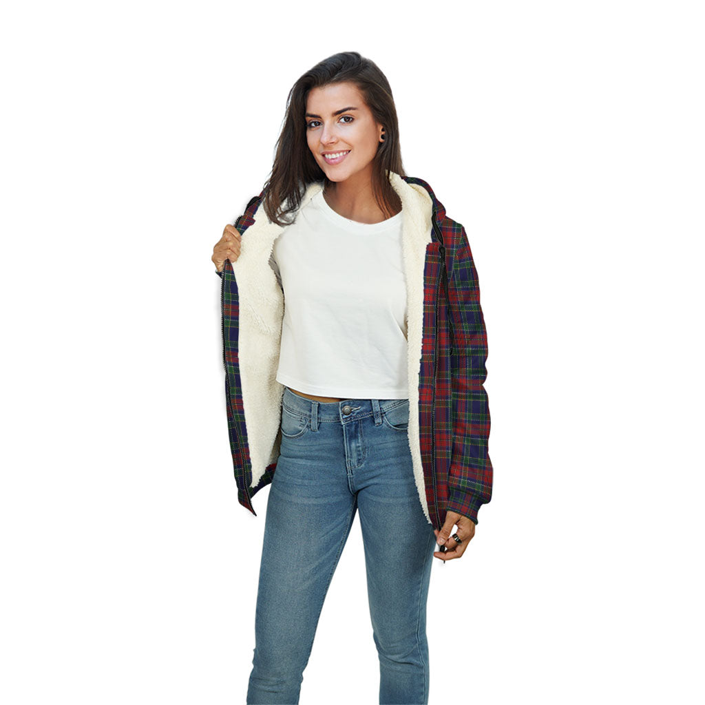 Allison Red Tartan Sherpa Hoodie - Tartanvibesclothing