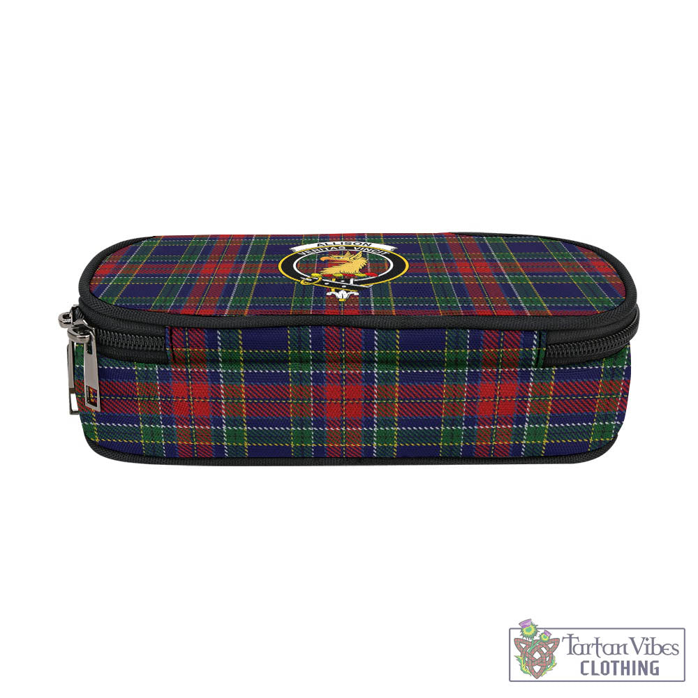 Tartan Vibes Clothing Allison Red Tartan Pen and Pencil Case with Family Crest