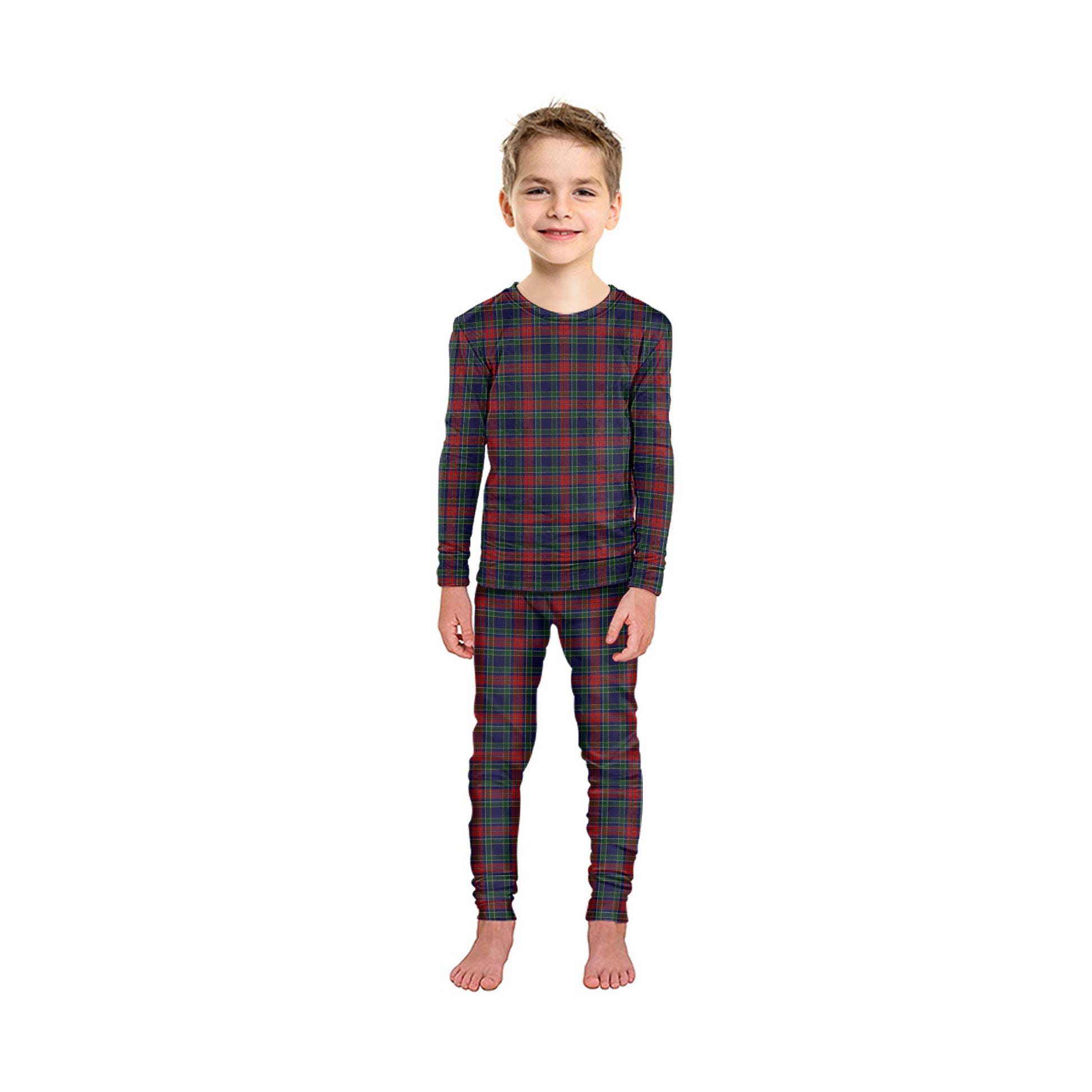 Allison Red Tartan Pajamas Family Set - Tartan Vibes Clothing