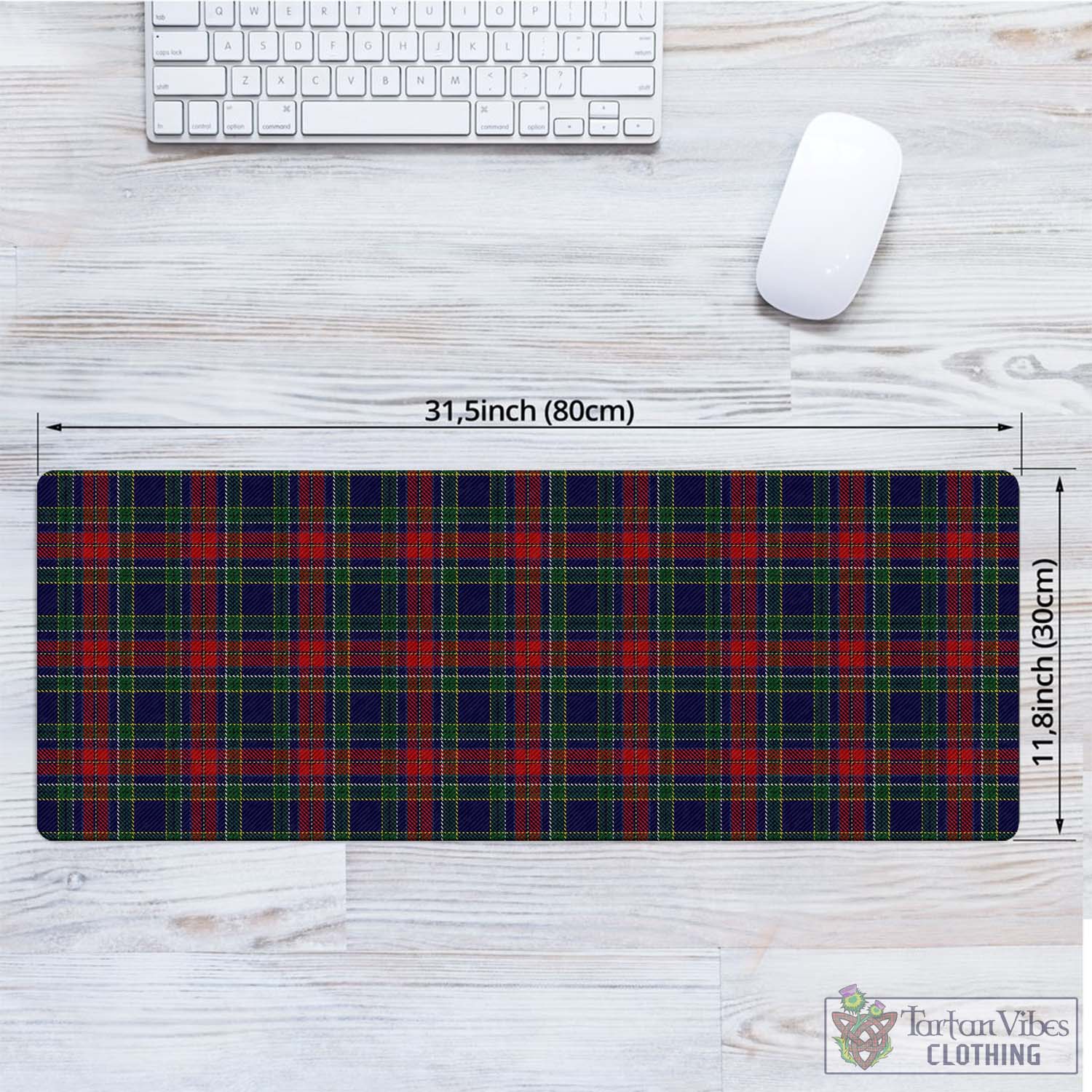 Tartan Vibes Clothing Allison Red Tartan Mouse Pad