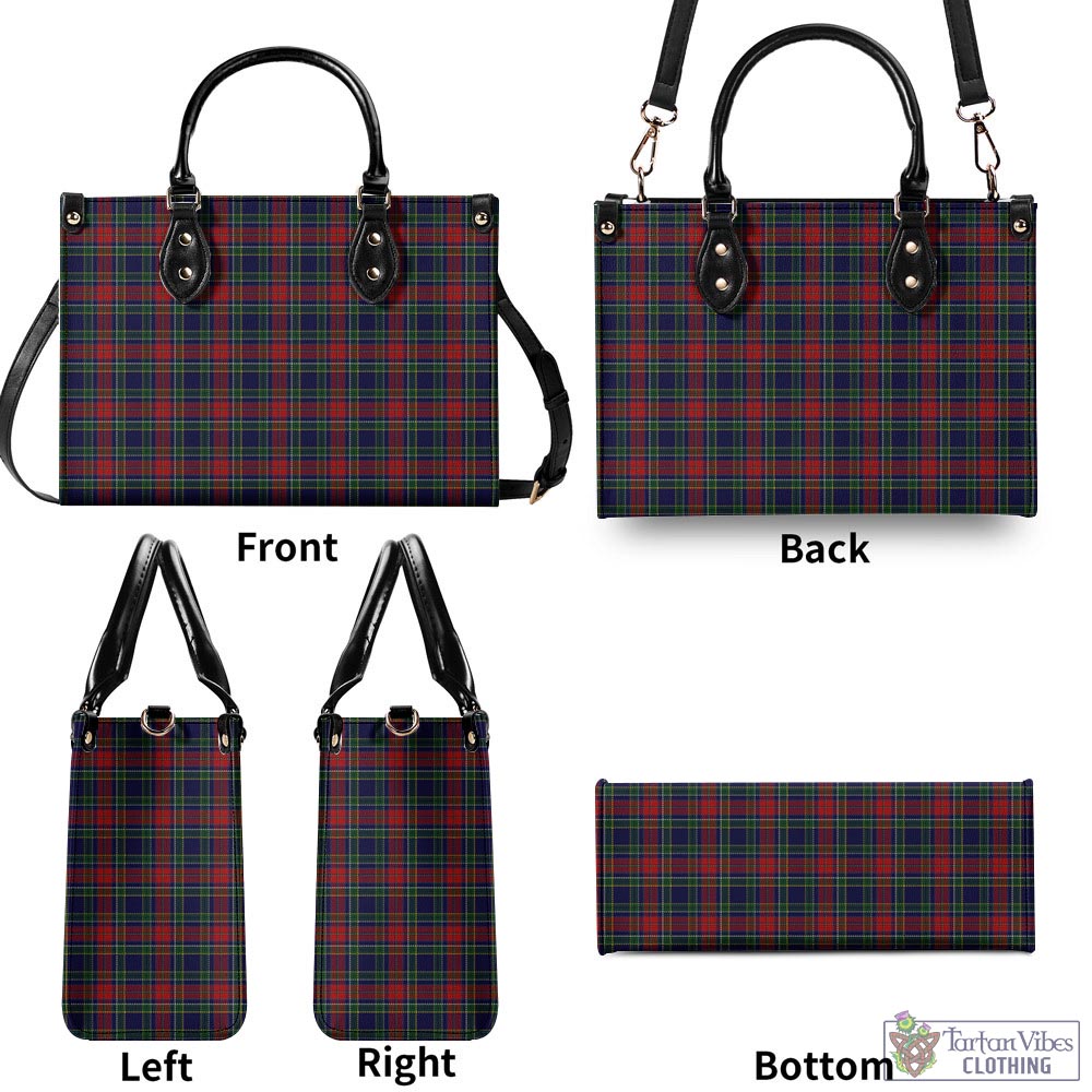 Tartan Vibes Clothing Allison Red Tartan Luxury Leather Handbags