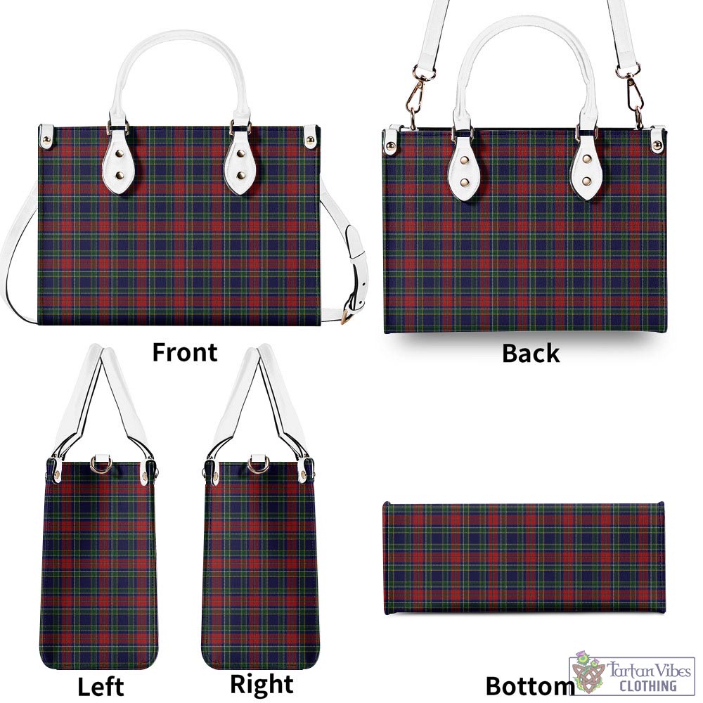 Tartan Vibes Clothing Allison Red Tartan Luxury Leather Handbags