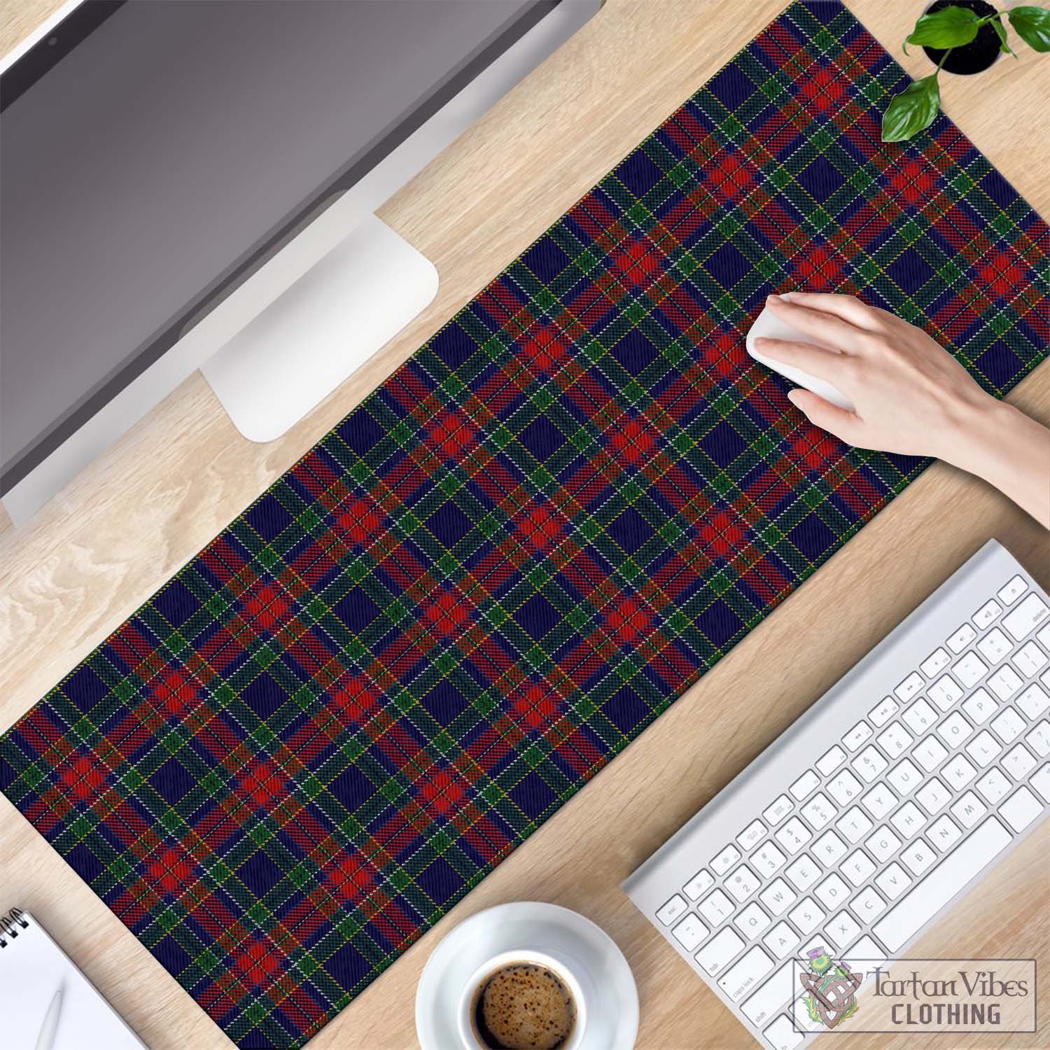 Tartan Vibes Clothing Allison Red Tartan Mouse Pad