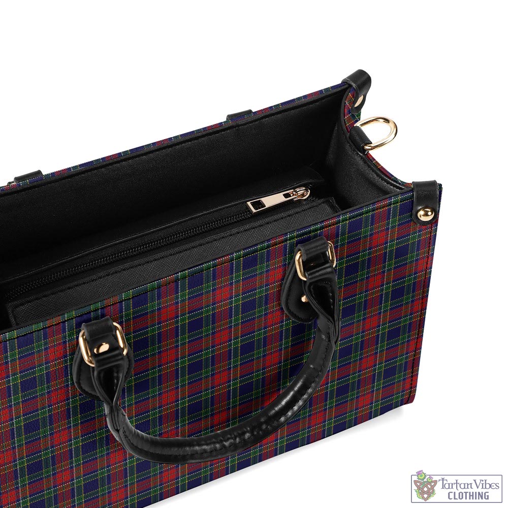 Tartan Vibes Clothing Allison Red Tartan Luxury Leather Handbags