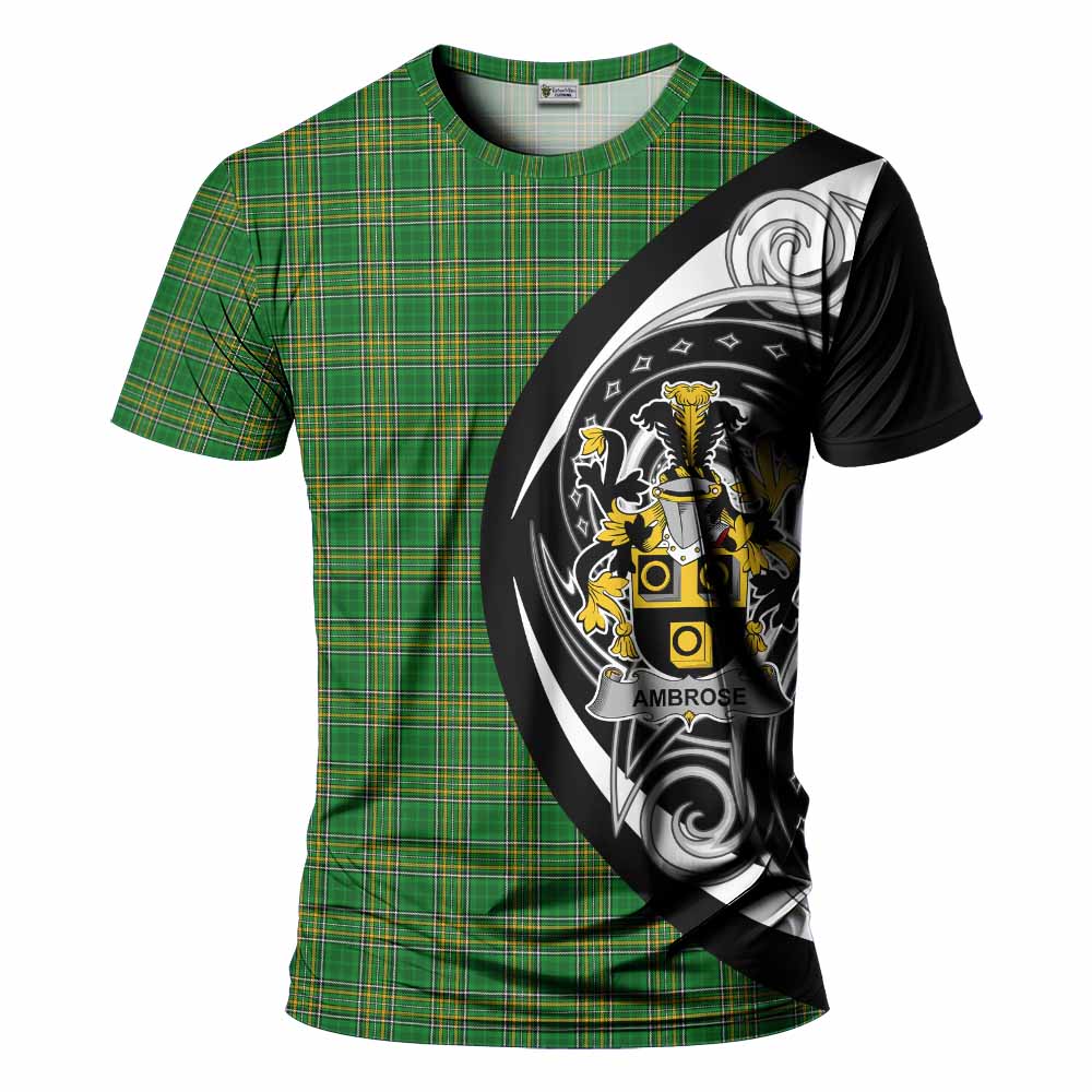 Ambrose Irish Clan T-Shirt Celtic Circle Style Kid's Shirt - Tartan Vibes Clothing