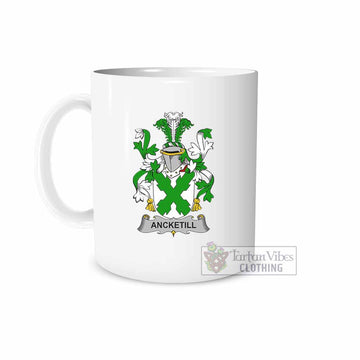 Ancketill Irish Clan Coat of Arms Ceramic Mug