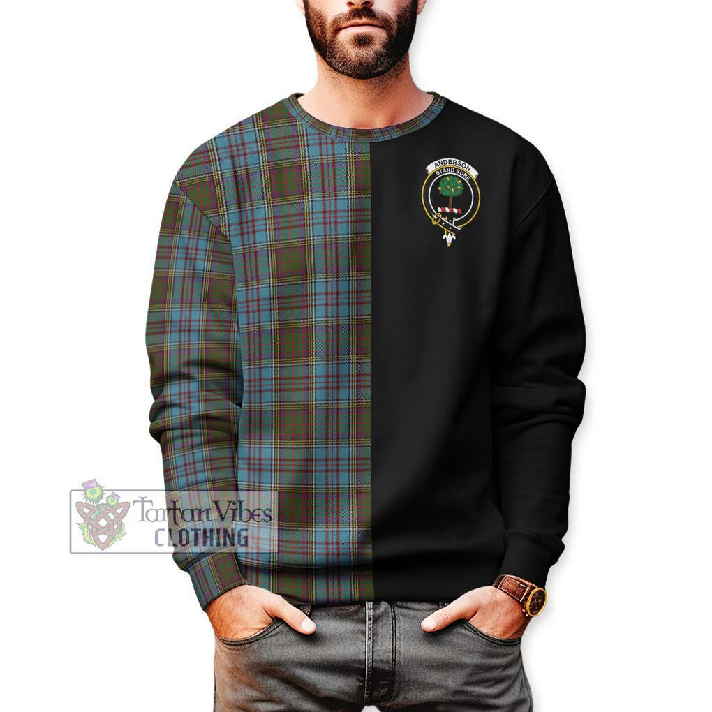 Anderson Tartan Sweatshirt with Family Crest and Half Of Me Style Unisex - Tartanvibesclothing Shop