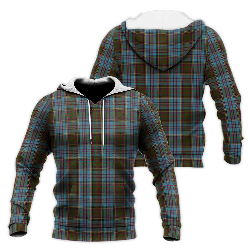 Anderson Tartan Knitted Hoodie Unisex Knitted Hoodie - Tartanvibesclothing