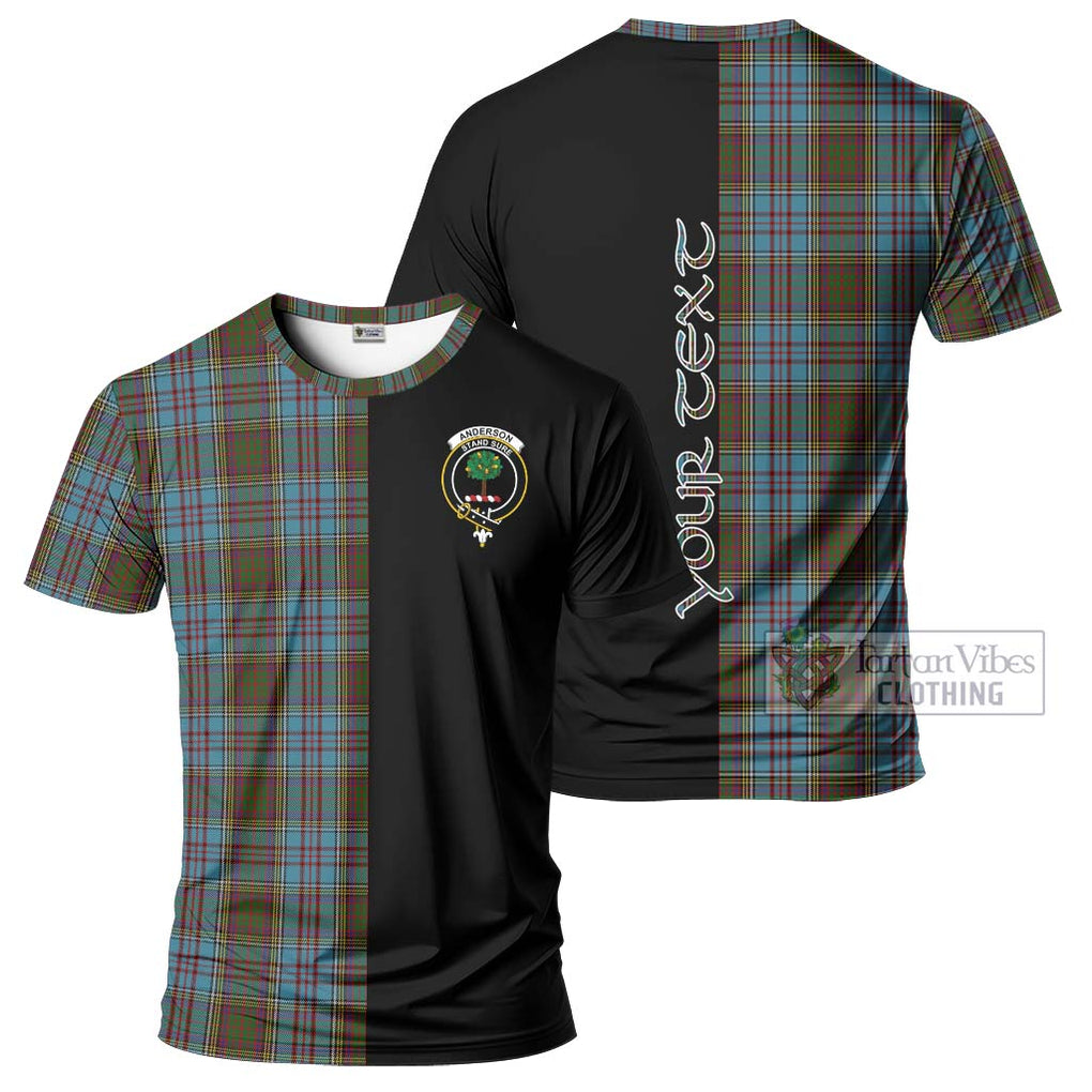 Anderson Tartan T-Shirt with Family Crest and Half Of Me Style Kid's Shirt - Tartanvibesclothing Shop