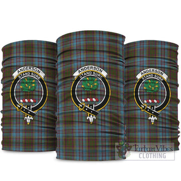 Anderson Tartan Neck Gaiters, Tartan Bandanas, Tartan Head Band with Family Crest