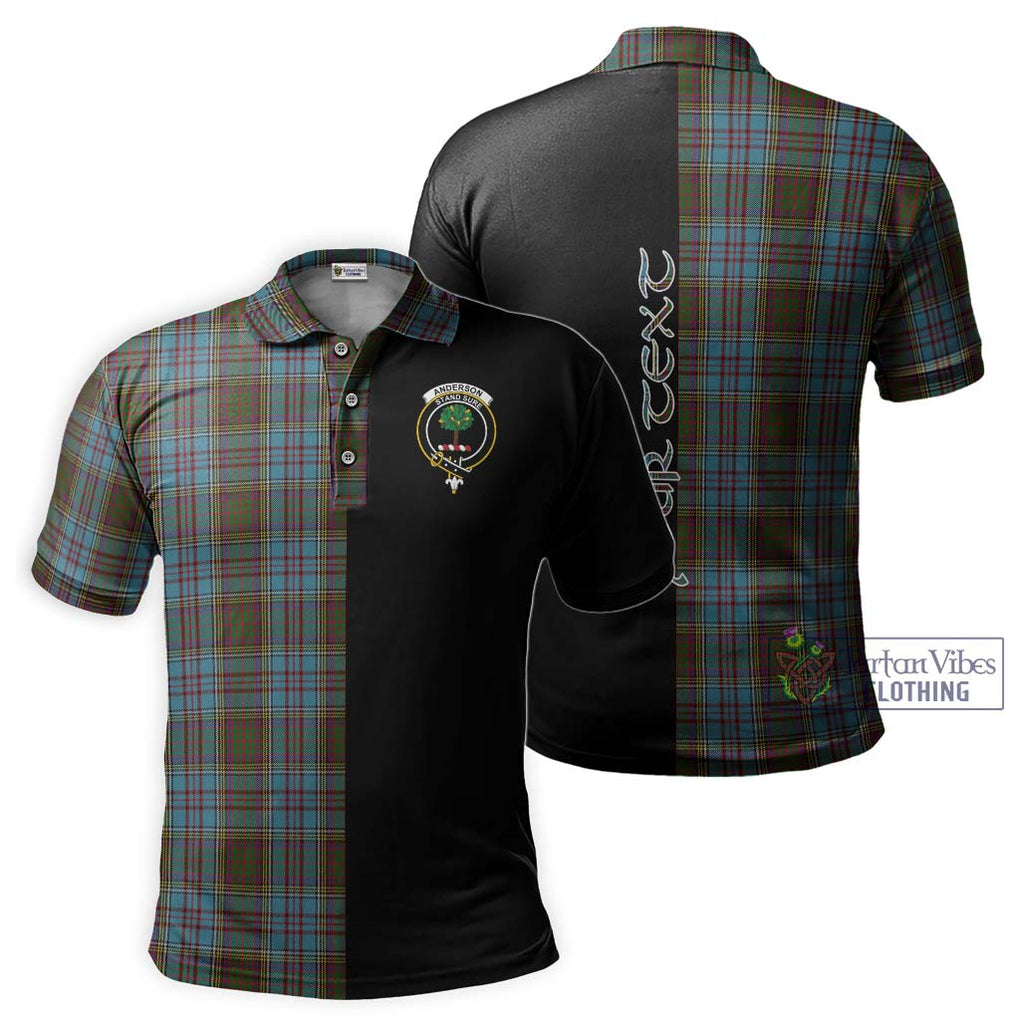 Anderson Tartan Polo Shirt with Family Crest and Half Of Me Style Kid - Tartanvibesclothing Shop