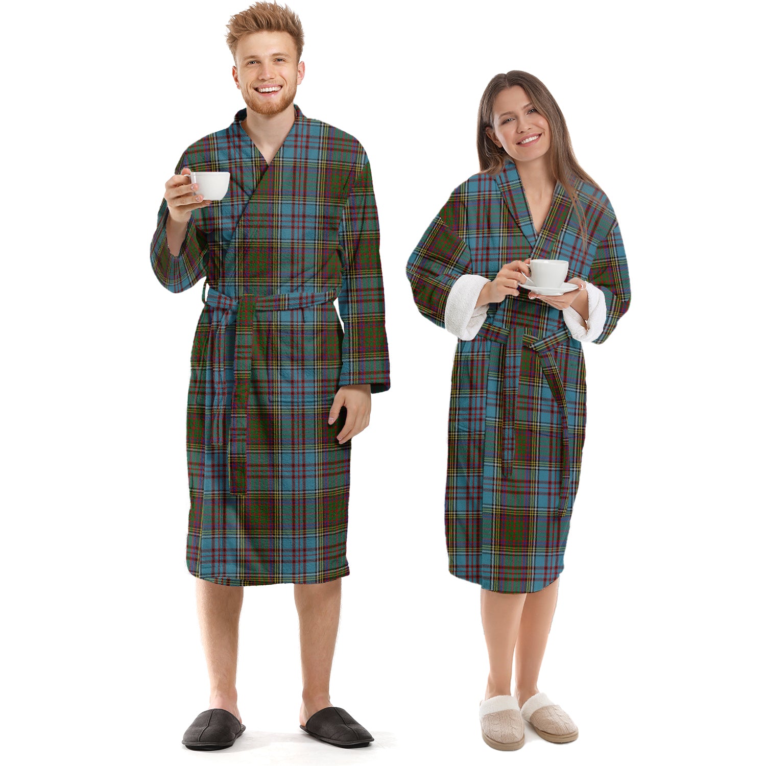 Anderson Tartan Bathrobe Unisex S - Tartan Vibes Clothing