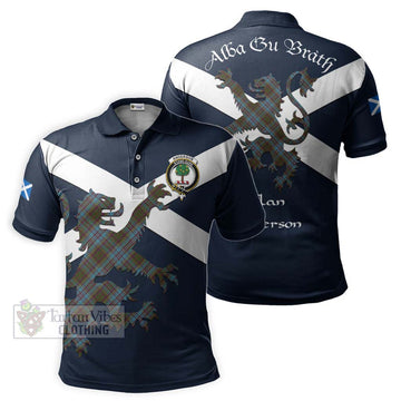 Anderson Tartan Lion Rampant Polo Shirt Proudly Display Your Heritage with Alba Gu Brath and Clan Name