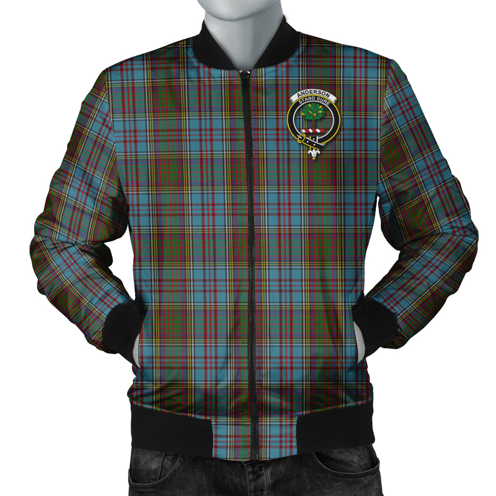 Anderson Tartan Bomber Jacket with Family Crest Unisex - Tartanvibesclothing