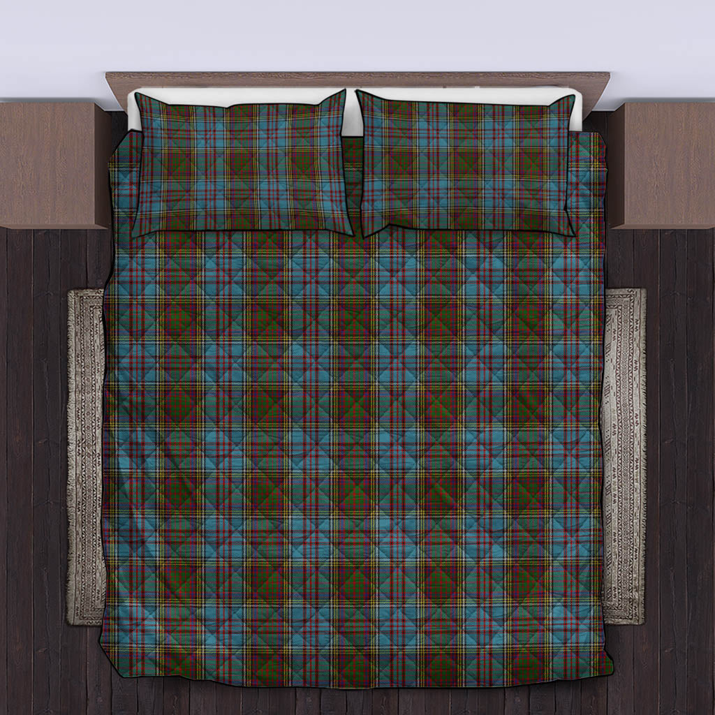 Anderson Tartan Quilt Bed Set King - Tartan Vibes Clothing