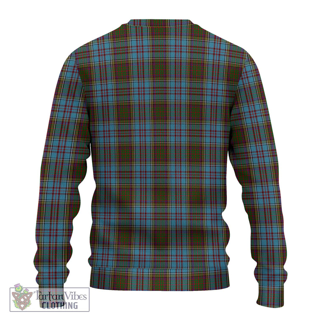 Anderson Tartan Knitted Sweater with Family Crest DNA In Me Style - Tartanvibesclothing Shop