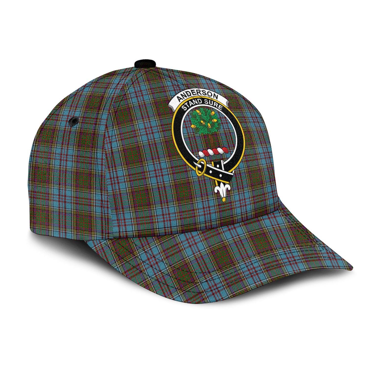 Anderson Tartan Classic Cap with Family Crest - Tartan Vibes Clothing