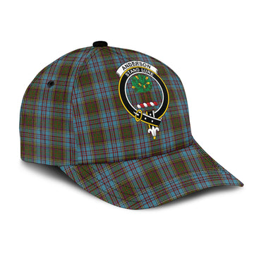 Anderson Tartan Classic Cap with Family Crest