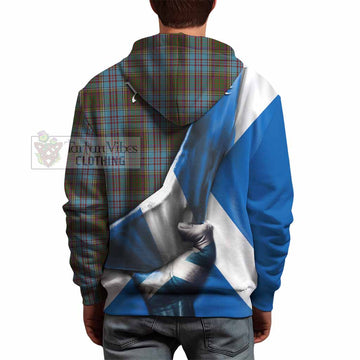 Anderson Tartan Hoodie with Family Crest Scotland Patriotic Style