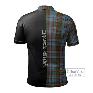 Anderson Tartan Polo Shirt with Family Crest and Half Of Me Style