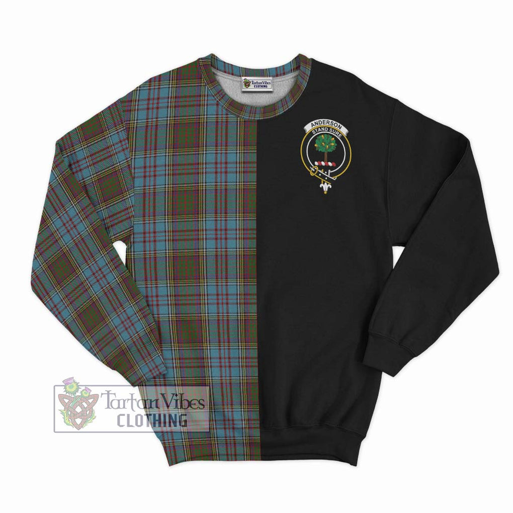 Anderson Tartan Sweatshirt with Family Crest and Half Of Me Style - Tartanvibesclothing Shop