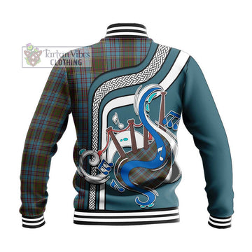 Anderson Tartan Baseball Jacket with Epic Bagpipe Style