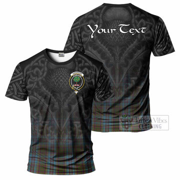 Anderson Tartan T-Shirt with Family Crest Celtic Thistle Vibes