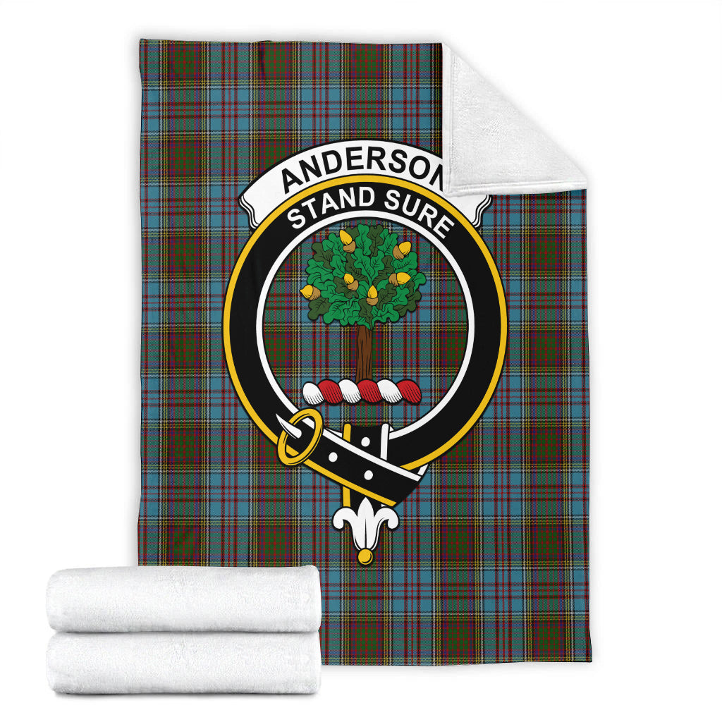 Anderson Tartan Blanket with Family Crest - Tartan Vibes Clothing