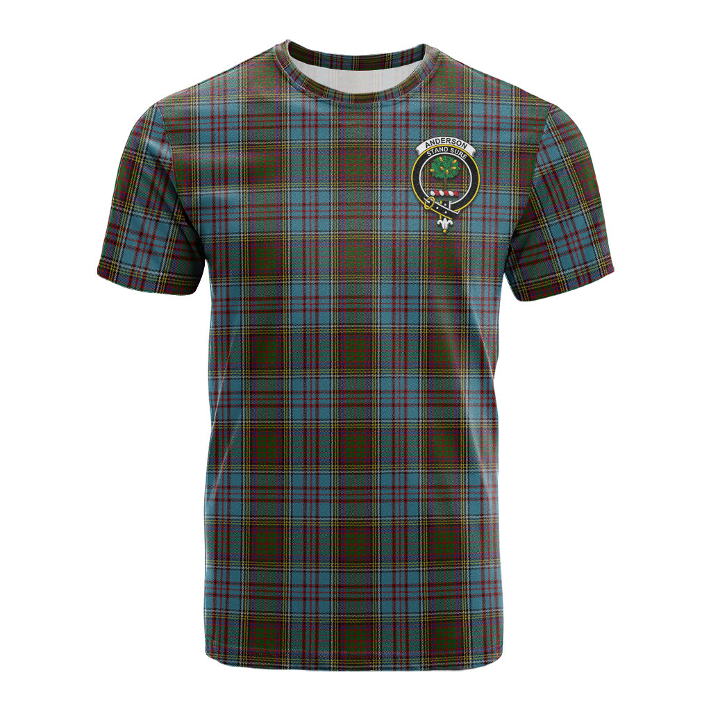 Anderson Tartan T-Shirt with Family Crest - Tartan Vibes Clothing