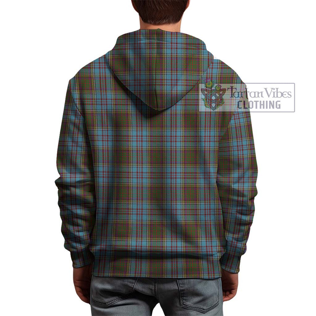 Anderson Tartan Hoodie with Family Crest DNA In Me Style - Tartanvibesclothing Shop