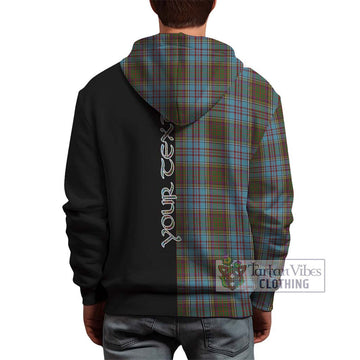 Anderson Tartan Hoodie with Family Crest and Half Of Me Style