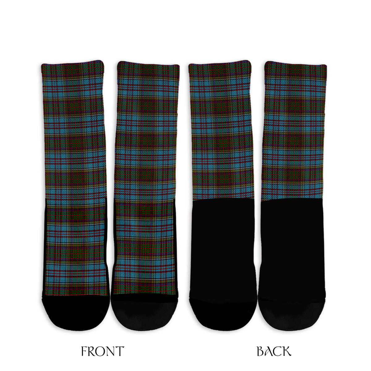 Anderson Tartan Crew Socks - Tartan Vibes Clothing