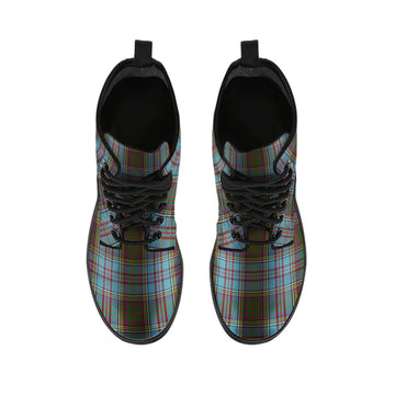 Anderson Tartan Leather Boots